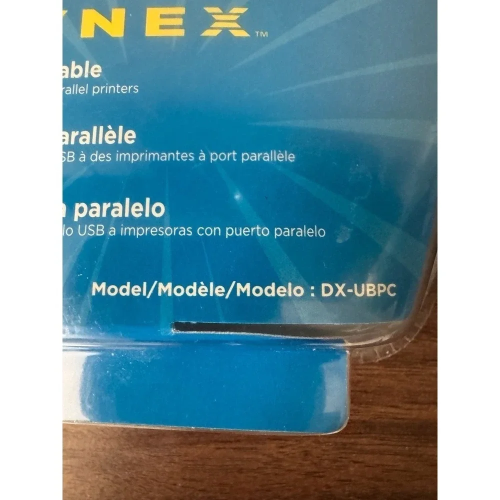 NEW DYNEX 6FT USB TO PARALLEL CONVERTER CABLE (DX-UBPC) Fast Ship!